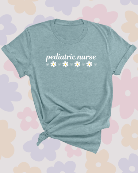 Pediatric Nurse Daisy T-Shirt