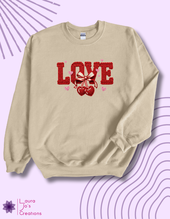 Love Crewneck Sweatshirt - Image 2